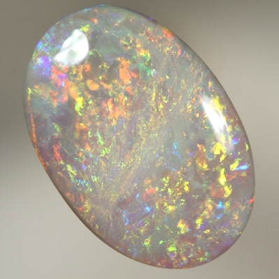SOLID SEMI BLACK OPAL Bright rolling flashes 